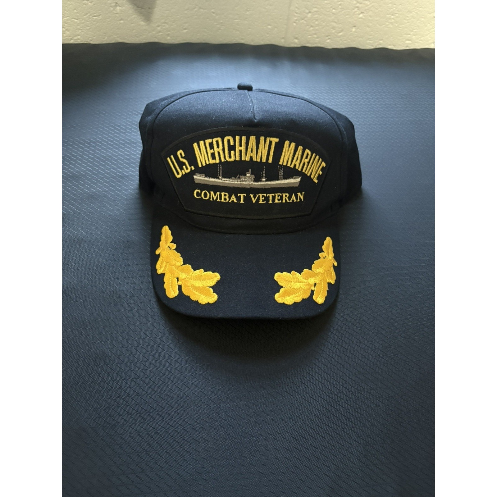 US Merchant Marine Hat Navy Blue Snapback